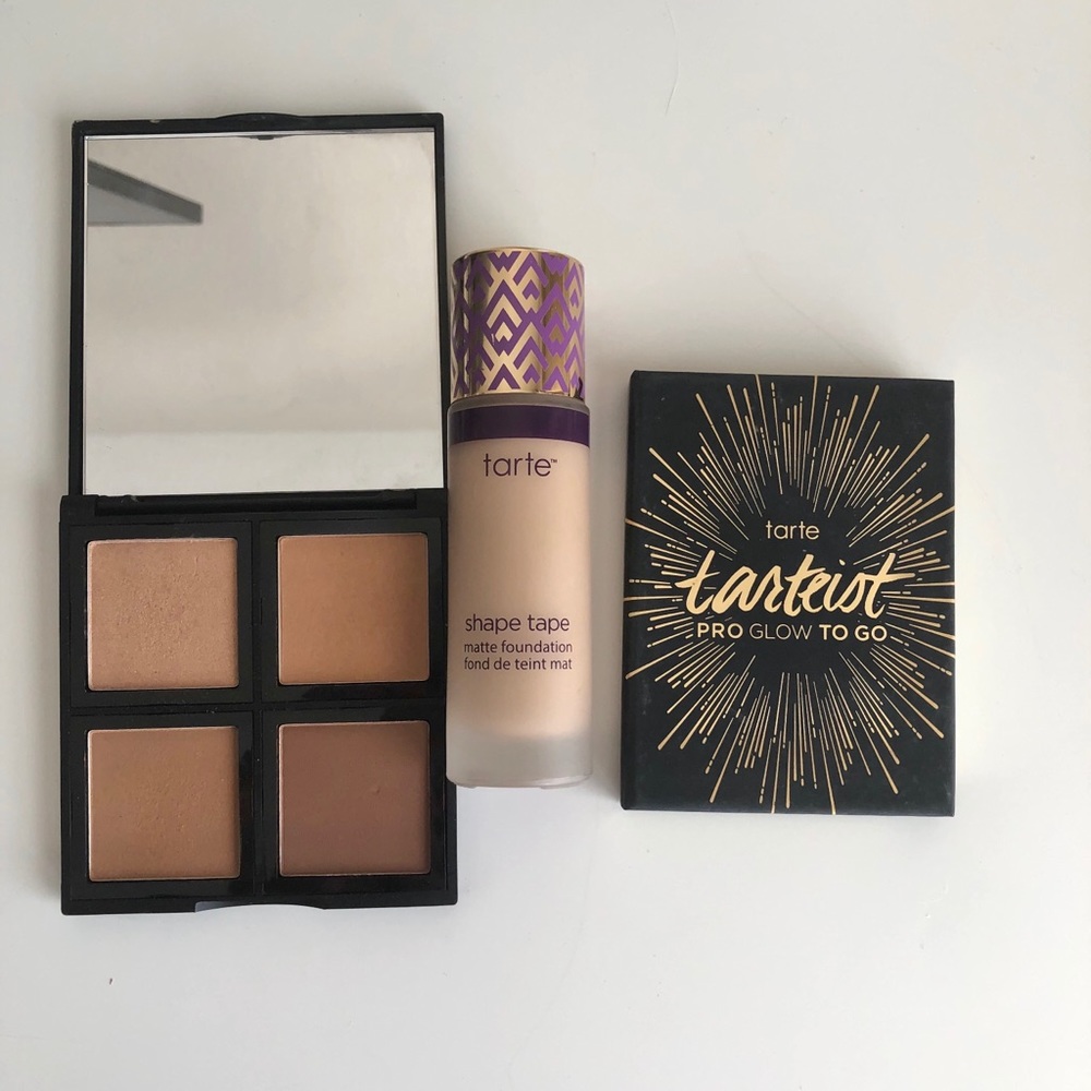 Tarte & Elf Makeup Bundle Shape Tape + pro glow